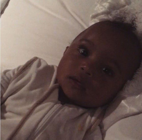 Kim Kardashian shared a video with her little Saint