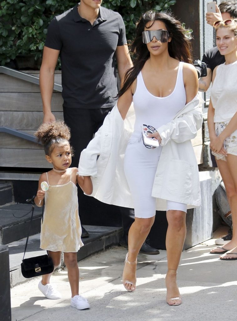 Kim Kardashian spoils her three-year-old daughter North