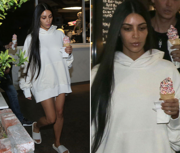 Kim Kardashian appeared in public for the first time after the robbery