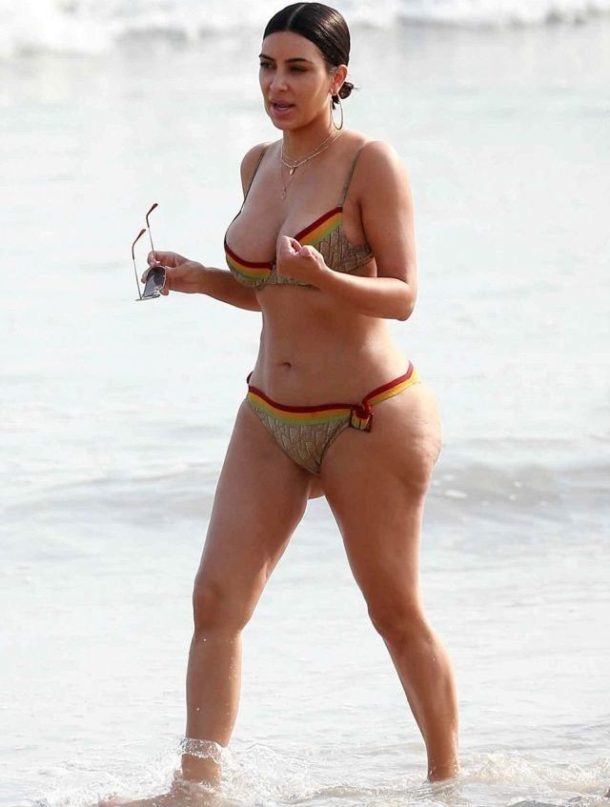 Kim Kardashian scared her fans by her no-photoshop body