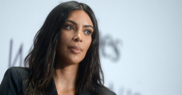 Kim Kardashian blurted out the sex of her third child